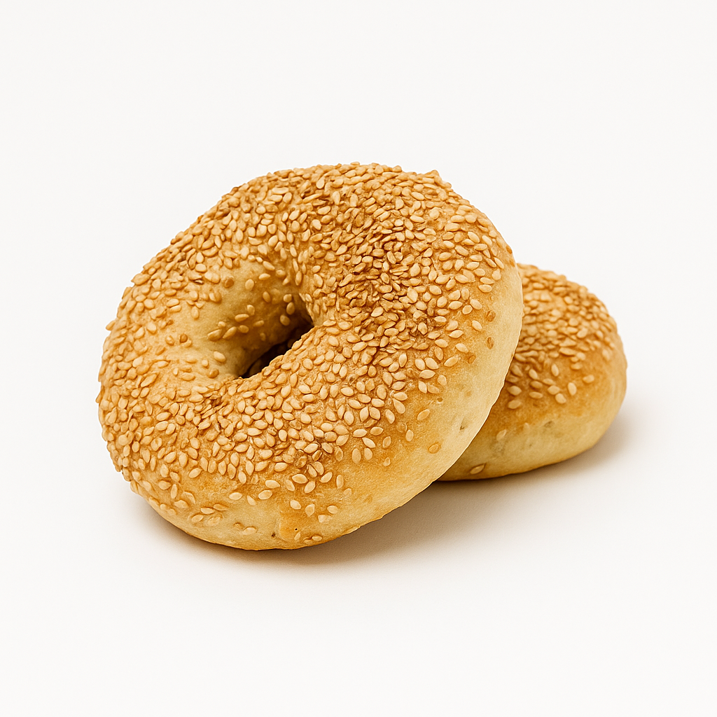 Bagel masa madre con semillas