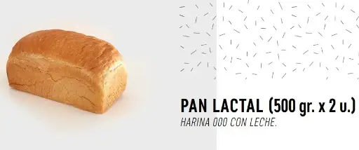 Molde Lactal 2 x 500 gr
