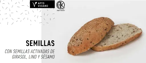 Pan de sándwich con semillas 1 KG